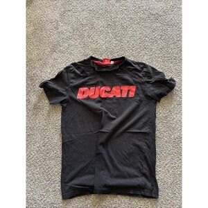 Kids Puma Ducati Black T-Shirt Size Small